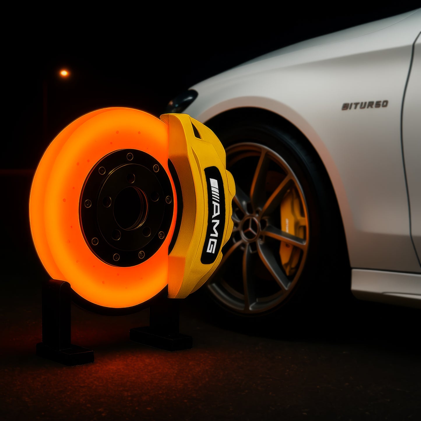 Mercedes-Benz AMG Brake Disc Light