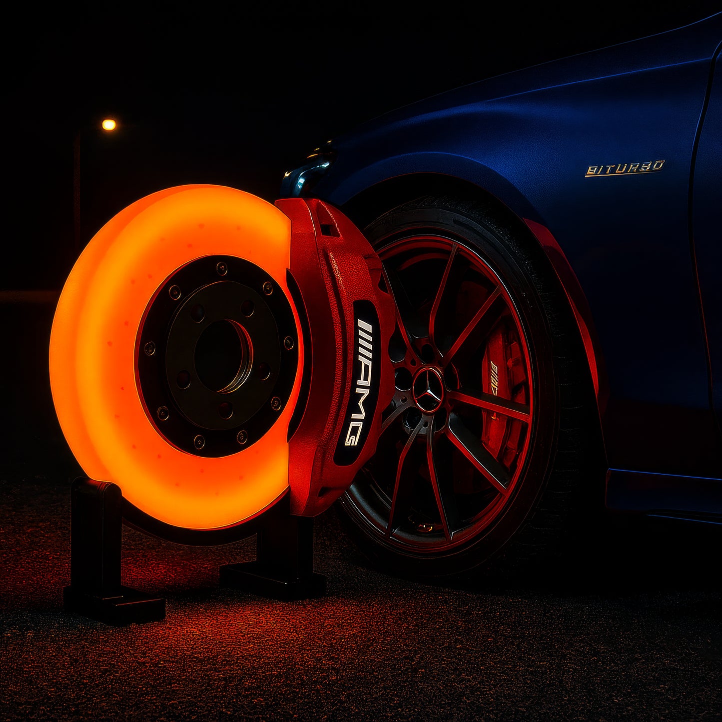 Mercedes-Benz AMG Brake Disc Light